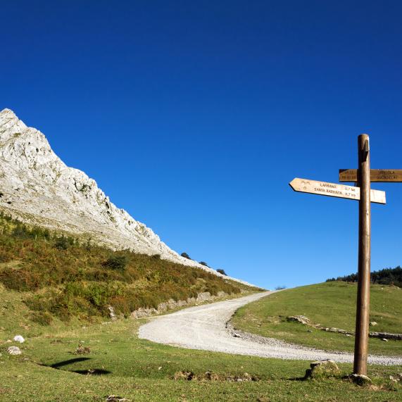 Perfectly signposted paths